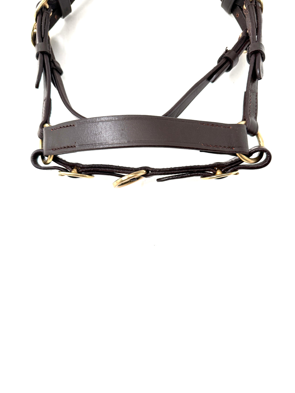 In-Hand Show Bridle – Brass Fittings, Mini Shetland to Pony