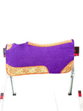"Purple western saddle pad full size horse – Sui Saddlery"
