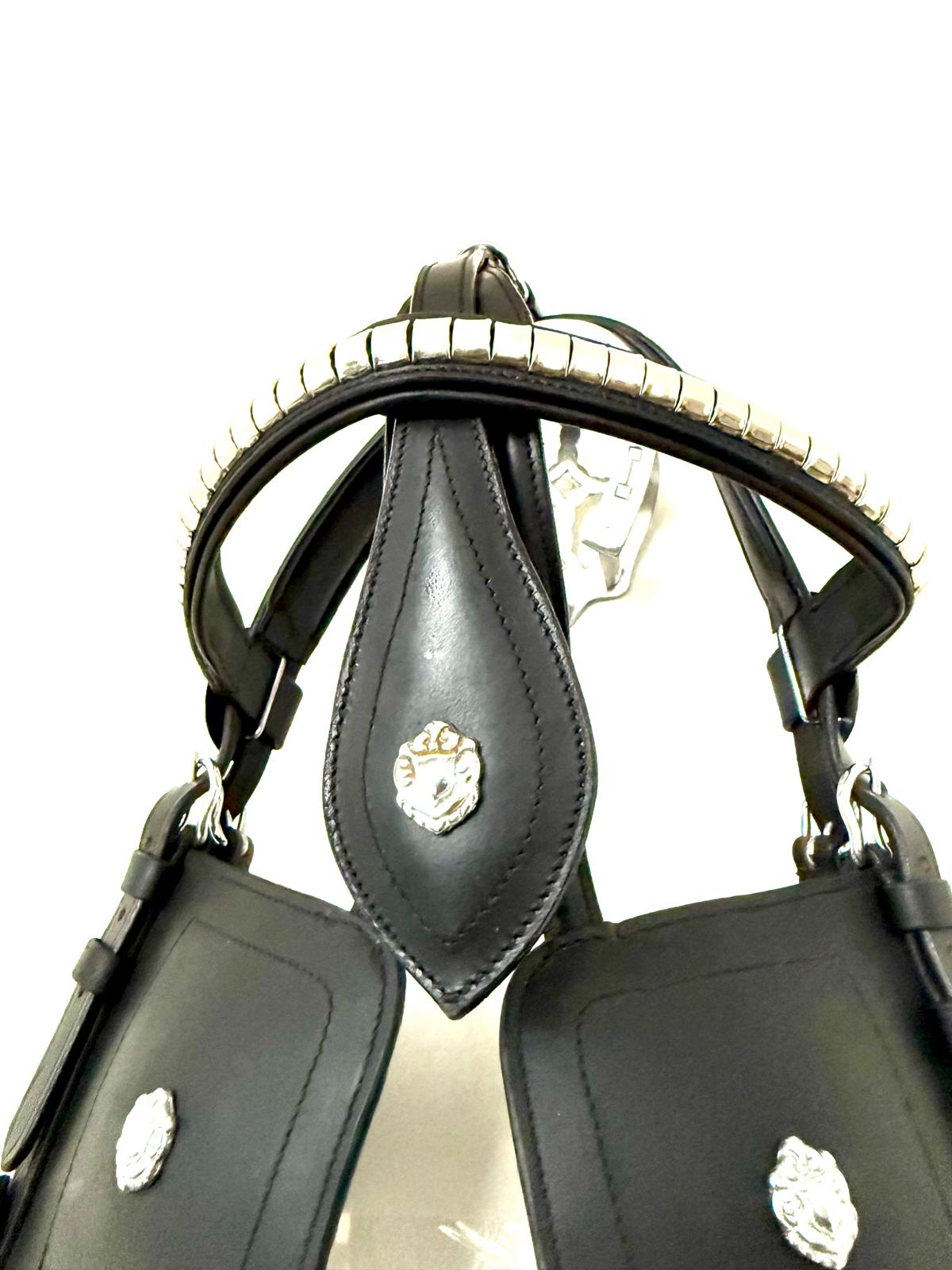 X-Full Blinkered Driving Bridle – Heavy Horse Leather