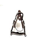 "Shetland blinkered driving bridle black leather clincher browband – Sui Saddlery"