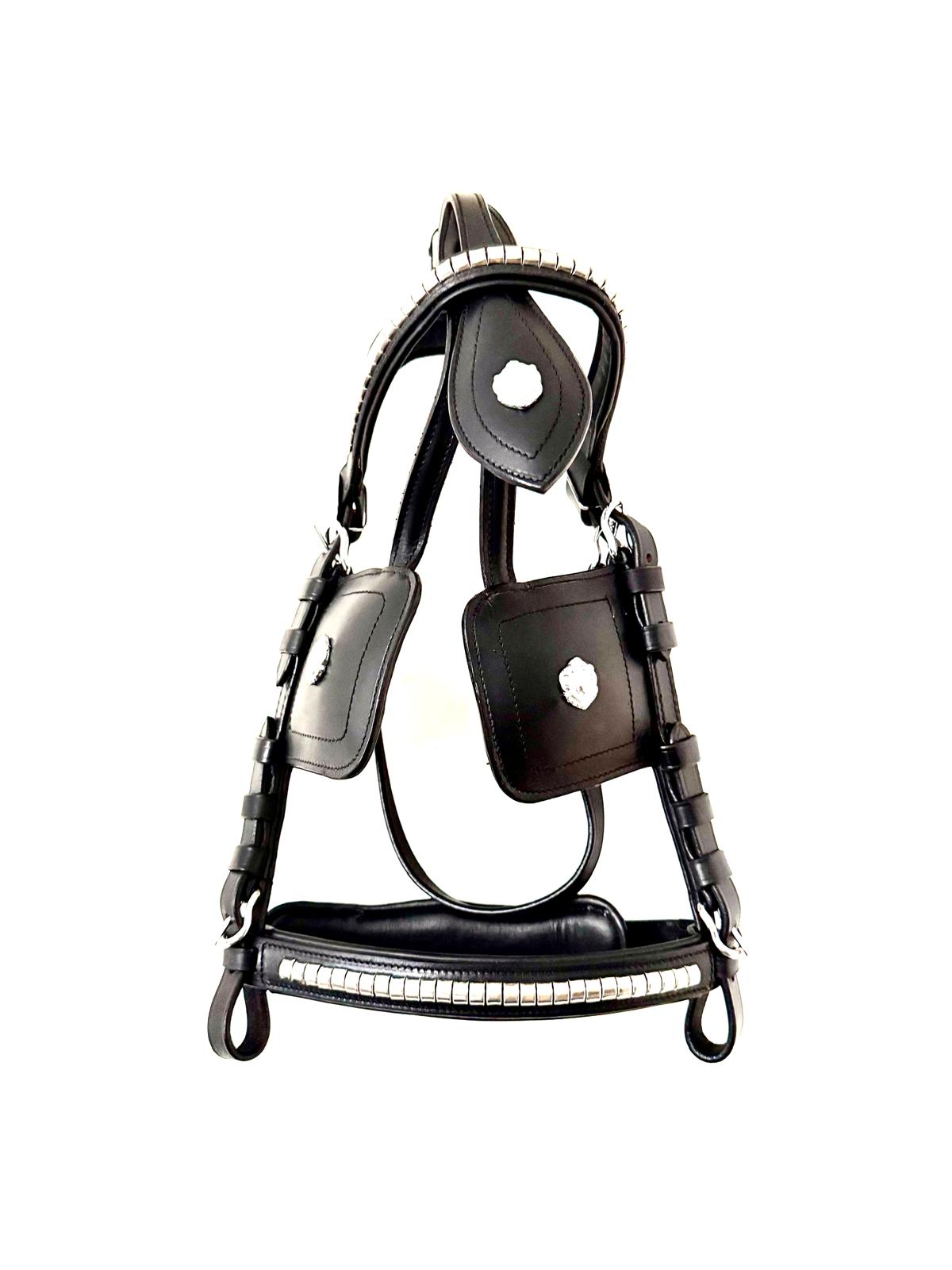 Shetland Blinkered Driving Bridle – Clincher Leather
