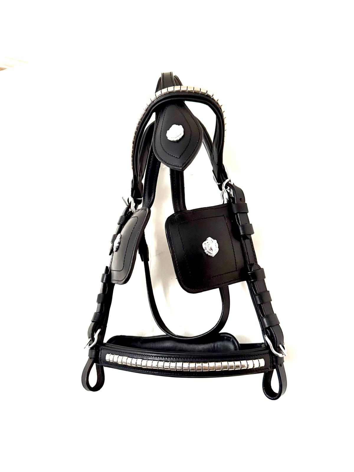Shetland Blinkered Driving Bridle – Clincher Leather