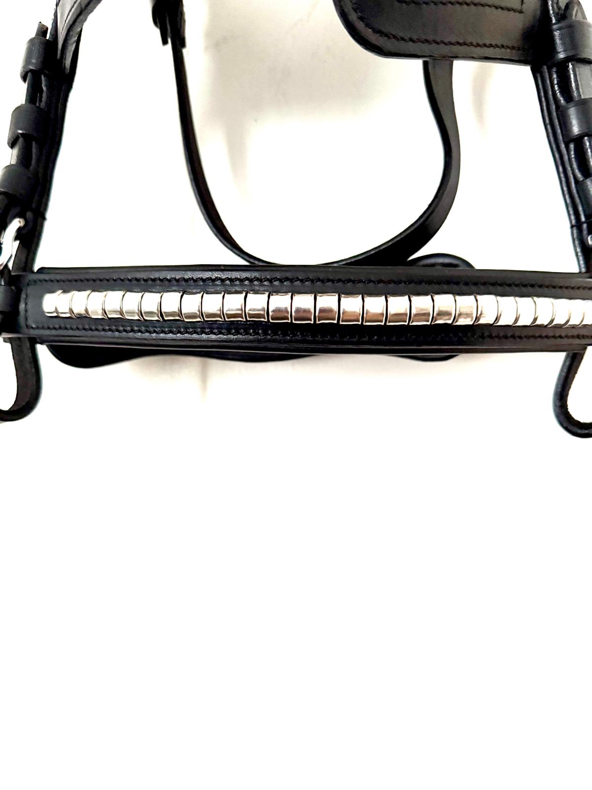 Shetland Blinkered Driving Bridle – Clincher Leather